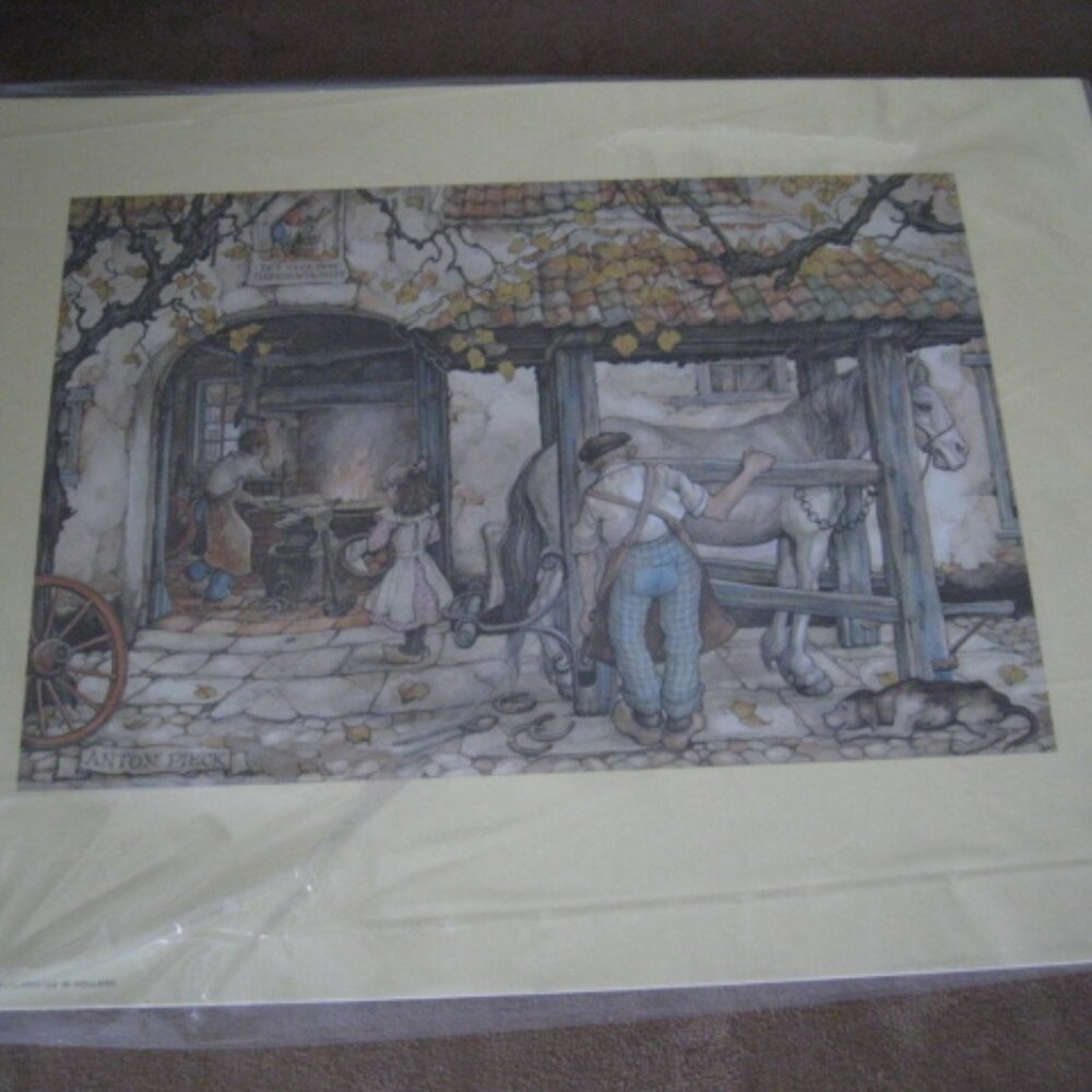 9" X 12" Anton Pieck Print #8476